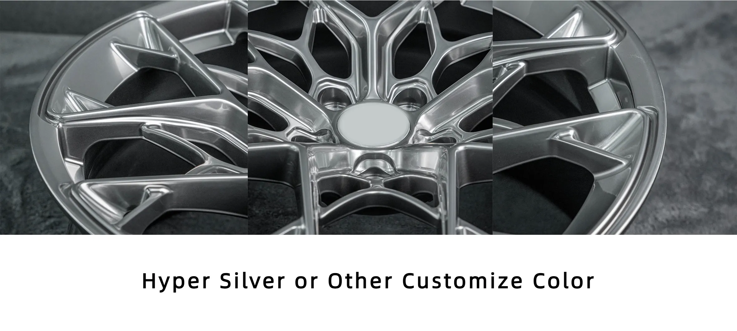 Ultra-silver monolithic structure forged custom aluminum alloy wheels 17 inches, 18 inches, 19 inches, 20 inches, 5x100, 5x105, 5x110, 5x114.3, 5x120