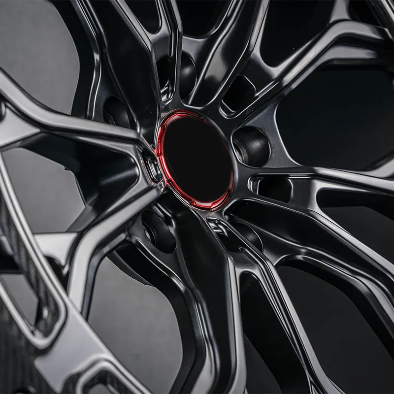 Forged wheel integrated structure, genuine carbon fiber aesthetic component, ET30MM, 19 inches