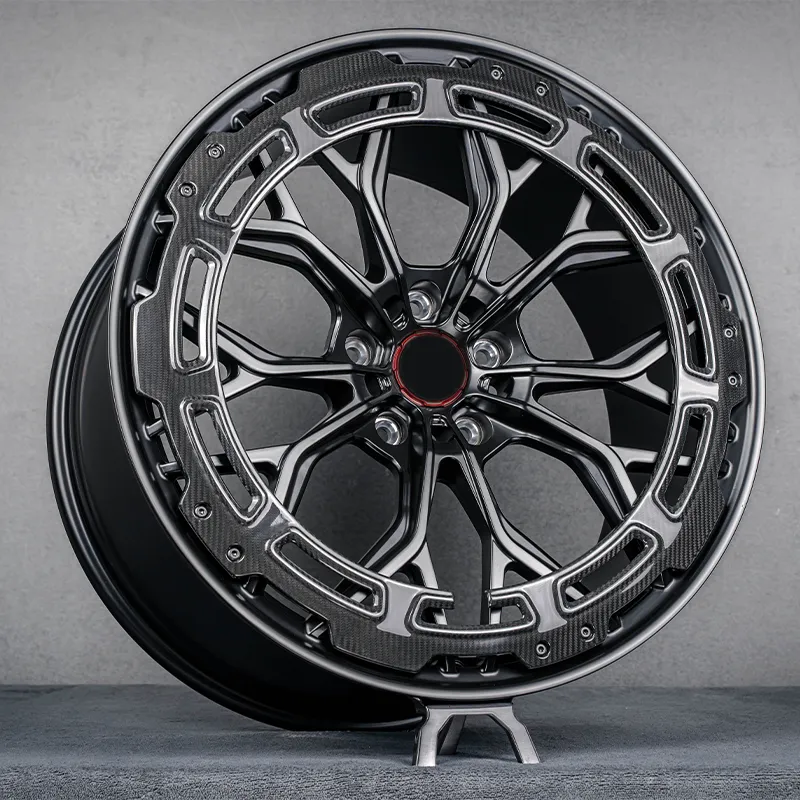 Forged wheel integrated structure, genuine carbon fiber aesthetic component, ET30MM, 19 inches