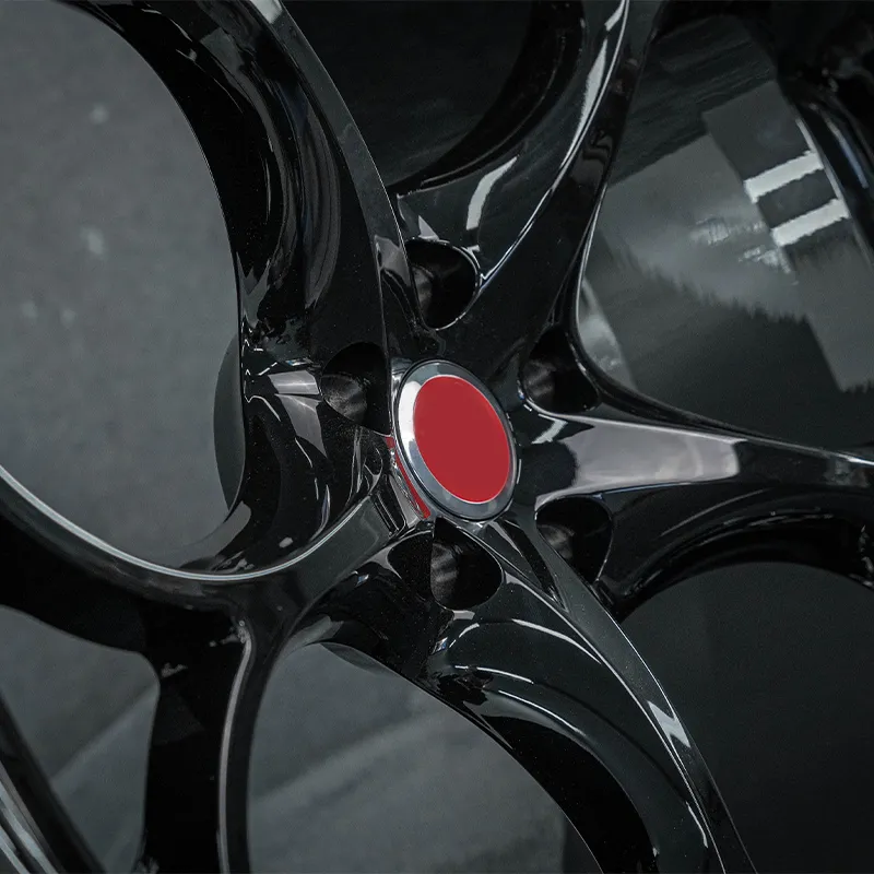 Brand new, durable and customizable fully bright black 17-inch, 18-inch, 19-inch and 20-inch forged aluminum alloy car wheels with sizes of 5x100, 4x114.3 and 5x114.3