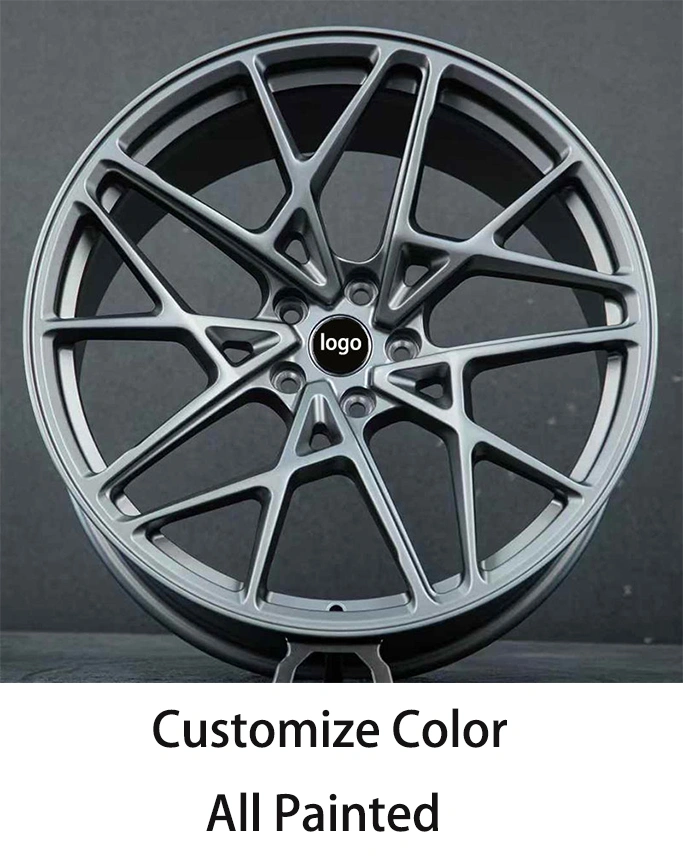 New Forged Aluminum Alloy Integral Wheels for Passenger Cars - 17-22 Inch Multi-Spoke Painted Universal Accessories