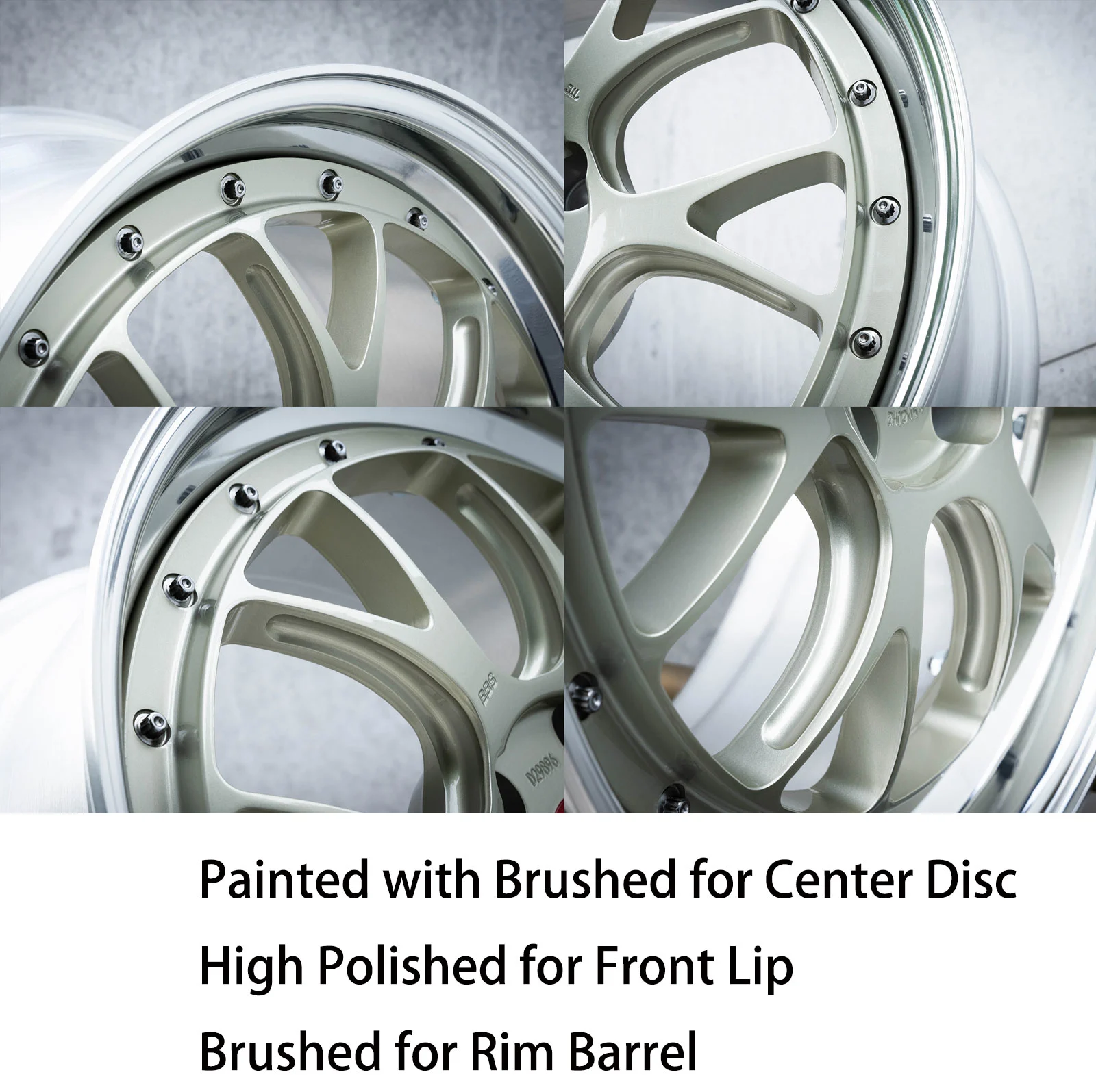 Forged Wheel 6061 Two-Piece Structure 18-inch 19-inch 20-inch 21-inch 22-inch 23-inch Custom Rim Passenger Car Alloy 5x114.3 Wheel