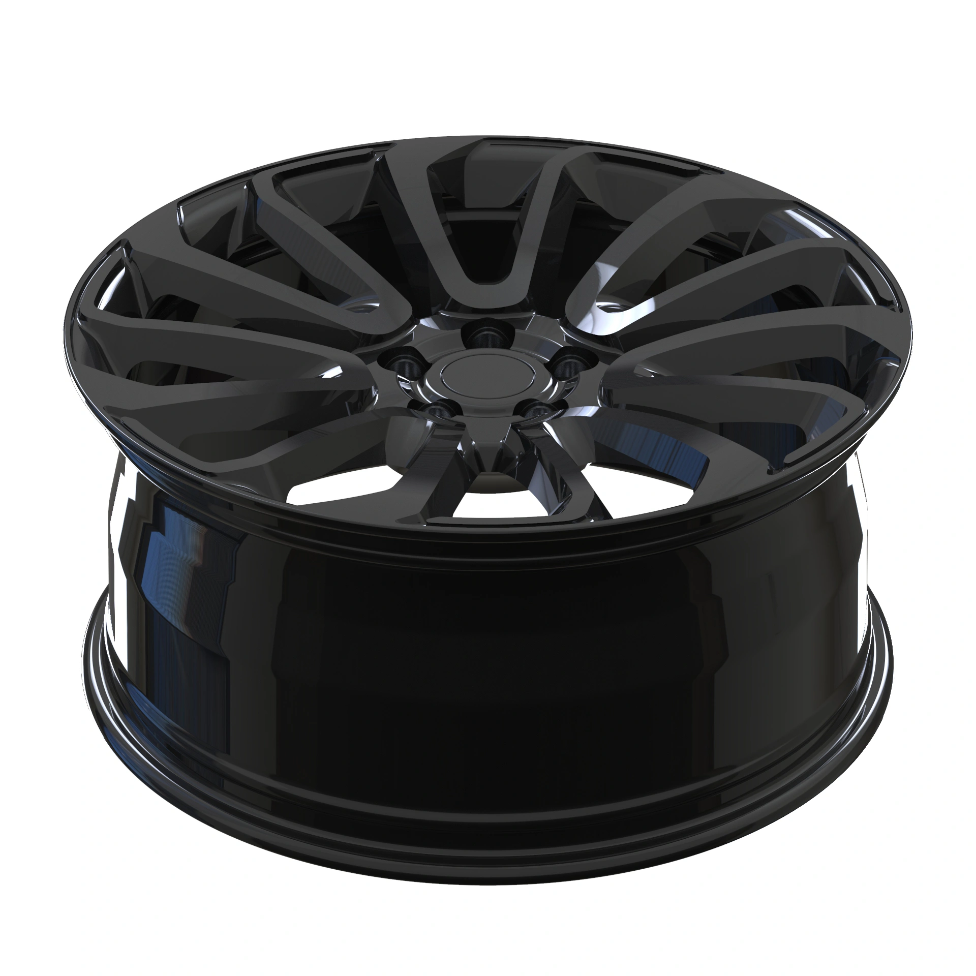 WM_Pro WMLR02 Cast 6061-T6 Alloy Wheel 22x9.5 inches Full Gloss Black ET42 PCD120mm For Land Rover Modification/Upgrade