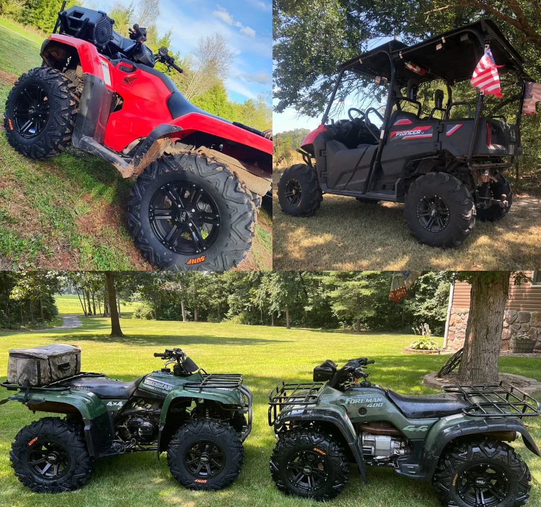 12-inch 14-inch 4x110 4x137 PCD Cast Aluminum Alloy ATV UTV Rims For Can-Am Bombardier For Wheelman WM103 Brand New