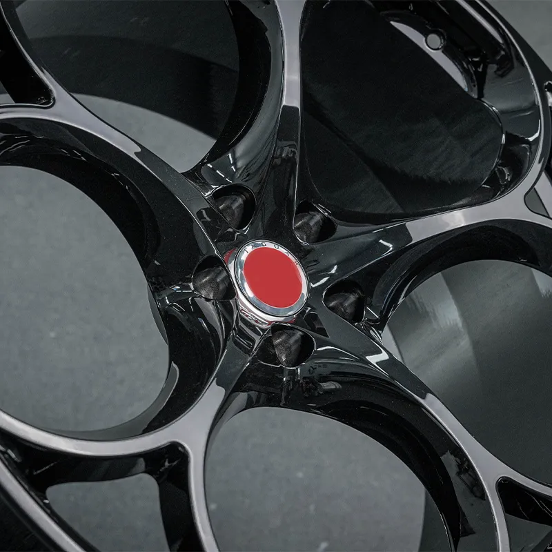 Brand new, durable and customizable fully bright black 17-inch, 18-inch, 19-inch and 20-inch forged aluminum alloy car wheels with sizes of 5x100, 4x114.3 and 5x114.3