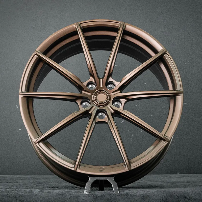 Bronze Forged Wheels 17-inch 18-inch 19-inch 20-inch 21-inch 22-inch 5x100 5x105 5x108 5x110 5x112 5x114.3 5x120 5x127 5x130 Custom Wheels Car Alloy Wheels