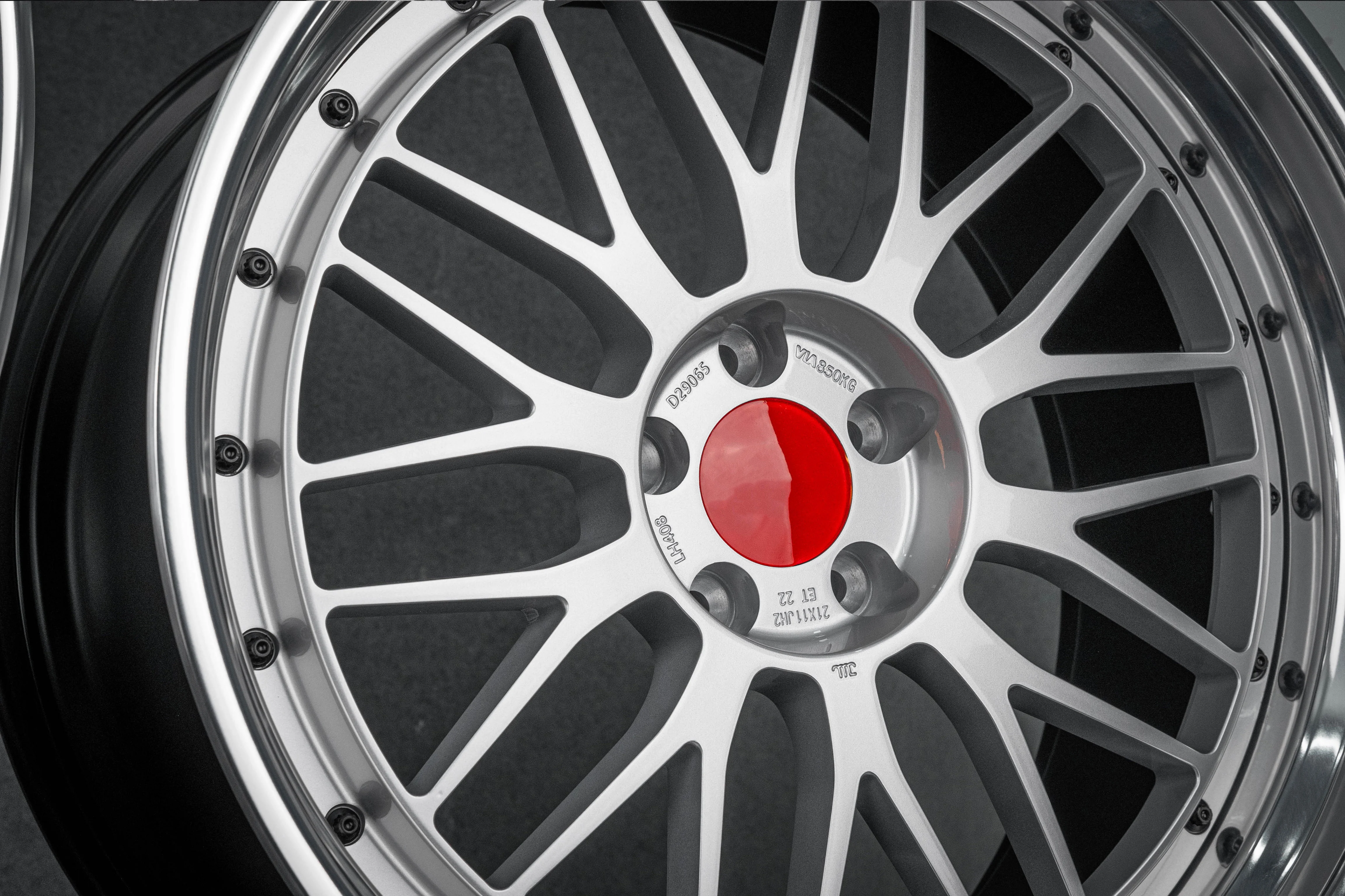 Forged Wheel 6061 Three-Piece Structure 18-inch 19-inch 20-inch 21-inch Custom Rim Passenger Car Aluminum Alloy 5x114.3 Wheel