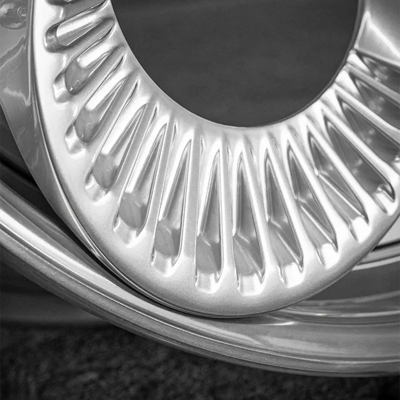 Full Silver Two-Piece Forged Custom Aluminum Alloy Wheels 18-22 Inches 5x100 5x105 5x110 5x114.3 5x120