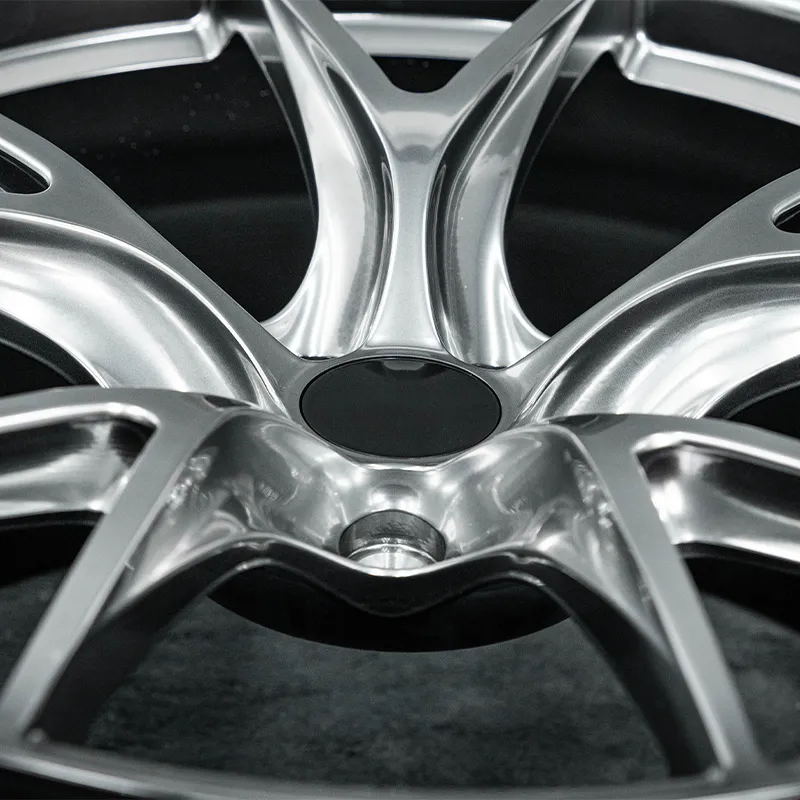 Wholesale of newly designed factory-forged aluminum alloy sports car wheels with flow-forming technology, available in 5x114.3, 5x112, 5x120 patterns, matte black finish