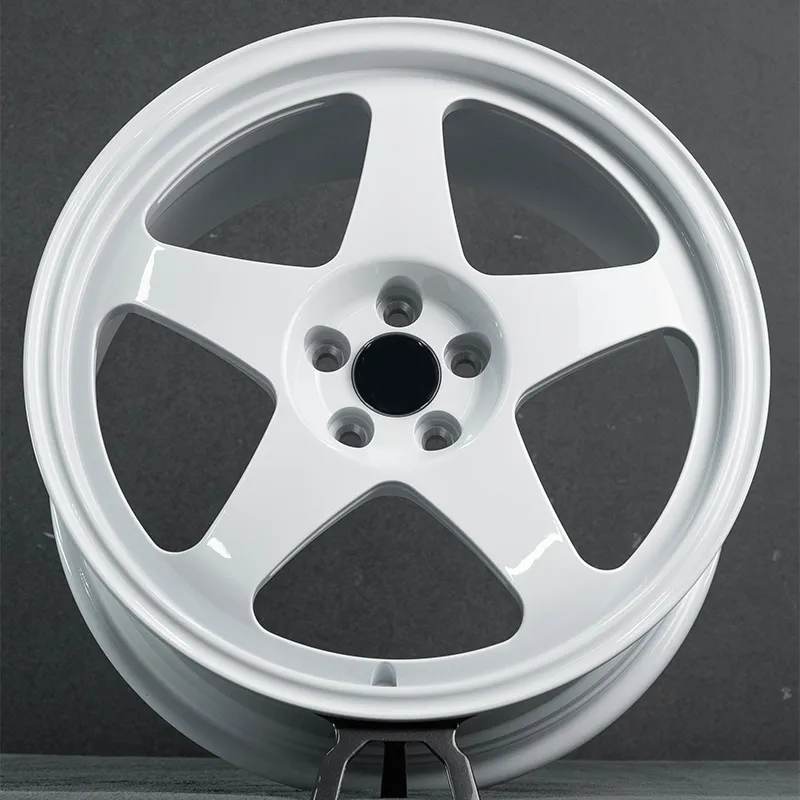 High-quality white integrated structure forged custom aluminum alloy wheels 17-20 inches 5x100 5x105 5x110 5x114.3 5x120