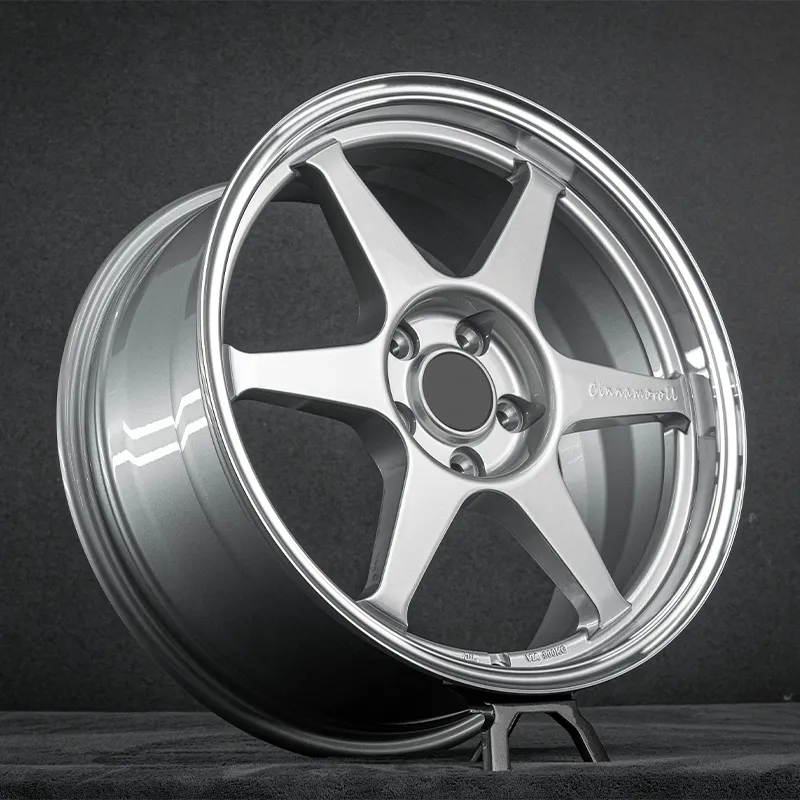 Custom 5x112, 5x120, 5x114.3, 6x139.7 Cast Racing Full Silver or Other Custom Color Rims Off-Road Passenger Car Alloy Wheels