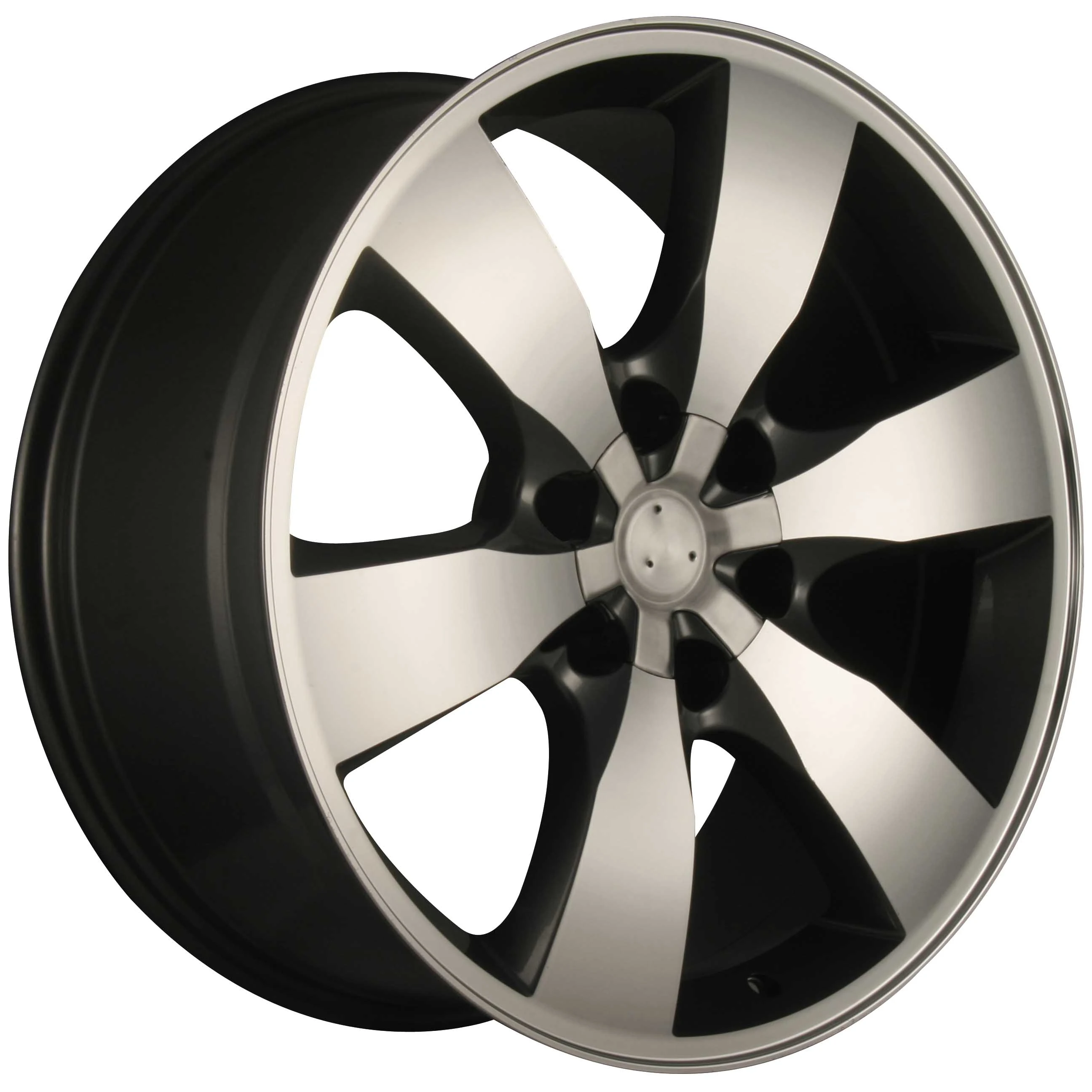Popular Design 15-inch Five-spoke New Alloy Wheels 4X100 for Passenger Cars, Flow Forming Structure, Factory Price