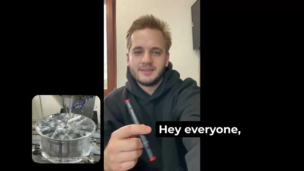 Custom Machined Lip Forged Single-Piece Aluminum Alloy Wheels 17-20 Inches Deep Concave Brushed Surface Treatment Original Equipment Manufacturer Brand New