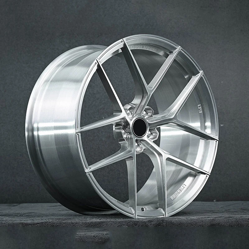Custom Wheel Forged Wheel 17-inch 18-inch 19-inch 20-inch Painted 5x114.3 5x120 Passenger Car Alloy Wheel with Brushed Clear Coat
