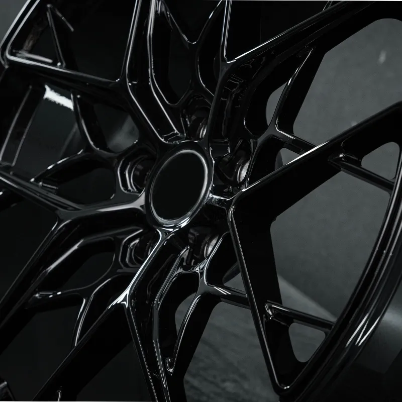 Forged wheels, full gloss black, 17 inches, 18 inches, 19 inches, 20 inches, 21 inches, 5x100, 5x105, 5x108, 5x110, 5x112, 5x114.3, 5*120, 5*127, passenger car alloy wheels