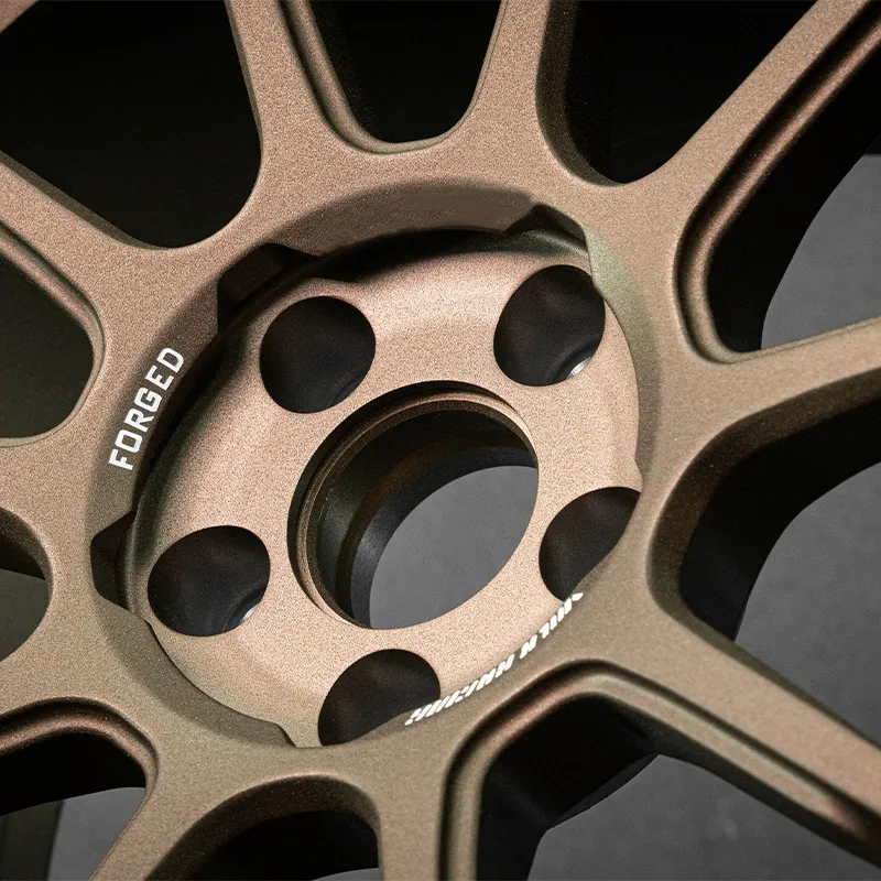 Bronze Forged Wheels 17-inch 18-inch 19-inch 20-inch 5x100 5x105 5x108 5x110 5x112 5x114.3 5x120 5x127 5x130 5x139.7 Custom Wheels Car Alloy Wheels