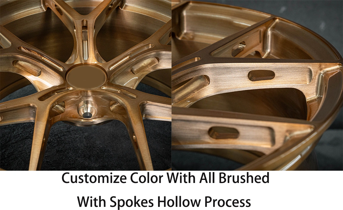 Full-painted forged wheels, Y-spoke hollow process, 17-inch, 18-inch, 19-inch, 20-inch, 21-inch custom rims, 6061 aluminum alloy wheels for passenger cars