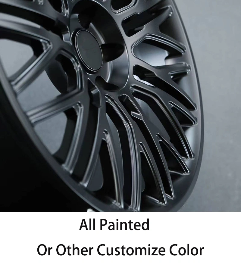 Brand New Forged Aluminum Alloy 6061 T6 One-Piece Multi-Spoke Wheels 17-22 Inches 5x114.3 Universal Passenger Car Wheels