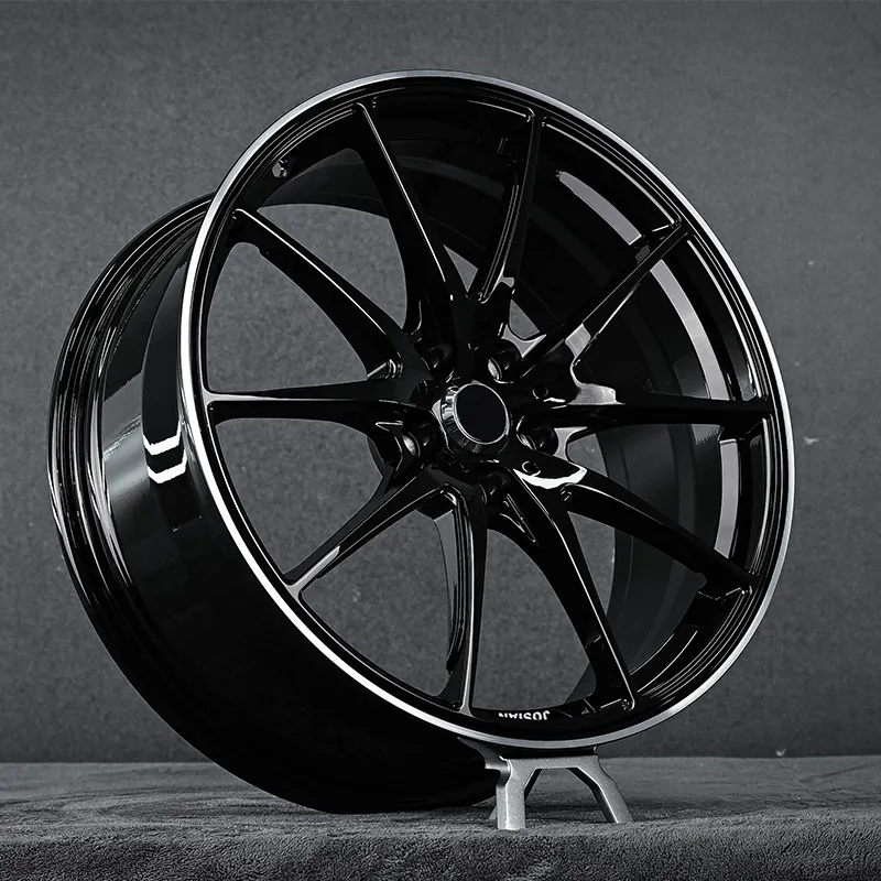 Forged wheels, full gloss black, 17 inches, 18 inches, 19 inches, 20 inches, 21 inches, 5x100, 5x105, 5x108, 5x110, 5x112, 5x114.3, 5*120, 5*127, passenger car alloy wheels