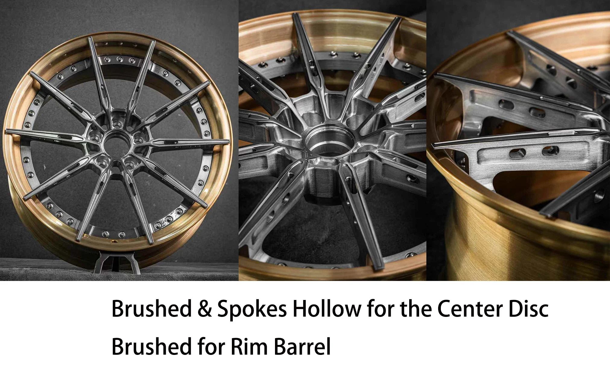 Forged Wheels 6061 Two-Piece 18-inch 19-inch 20-inch 21-inch 22-inch Custom Rims Passenger Car Aluminum Alloy Wheels Sales