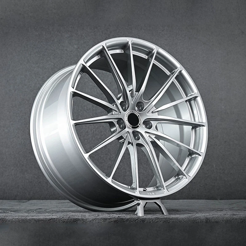 Forged wheel one-piece structure 17 inches 18 inches 19 inches 20 inches 21 inches full silver custom rim passenger car alloy 5x105 5x108 5x114.3 5x120 wheel hub