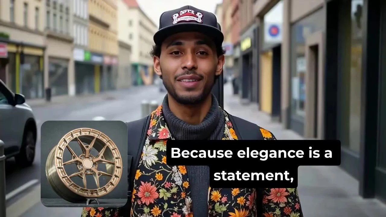 Bright gold aluminum passenger car forged wheels 19 20 21 22 24 26 inch wire wheels 5x114.3 5x112 5x130 car wheels suitable for Mercedes-Benz and BMW