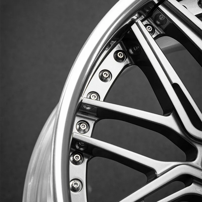 Two-piece forged wheels, 18-inch, 19-inch, 20-inch, 21-inch, 22-inch, 23-inch, center disc in silver-gray paint or other custom colors