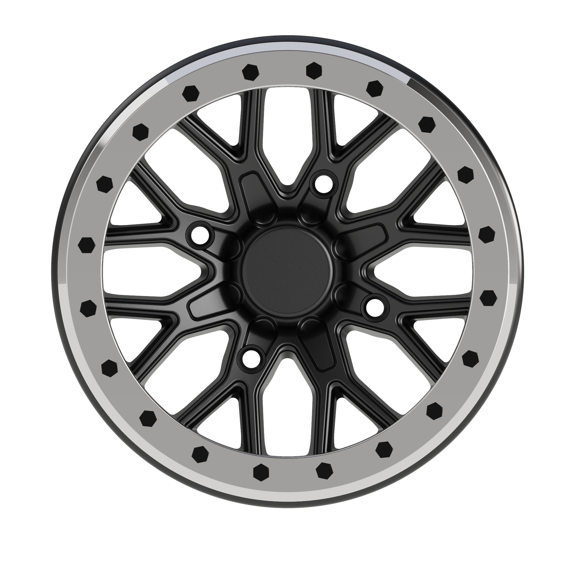 12X7 14X7 H/PCD 4X110 4x137 4x156 Cast Aluminum Alloy Beadlock ATV UTV Wheel Rims