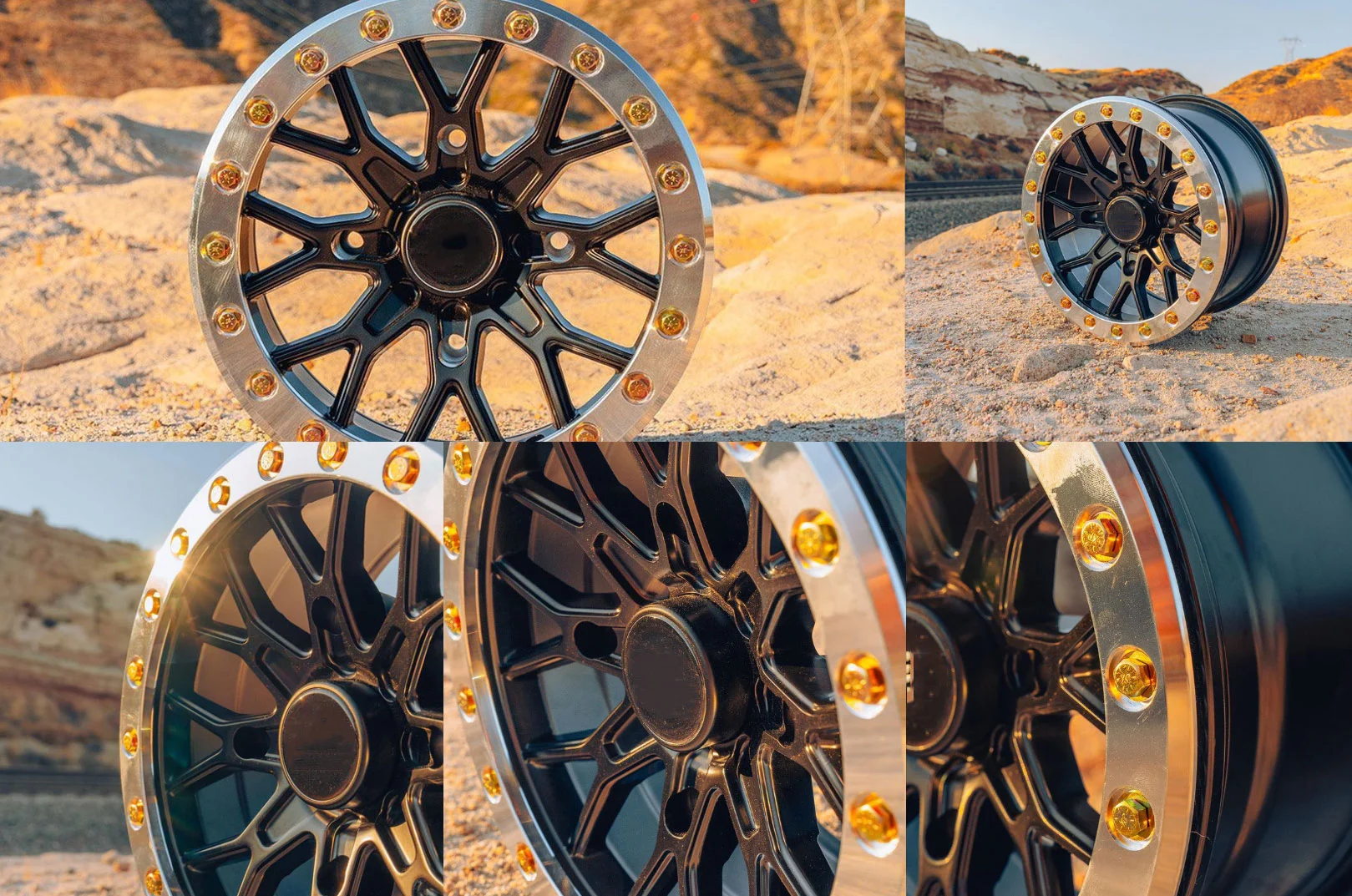 12X7 14X7 H/PCD 4X110 4x137 4x156 Cast Aluminum Alloy Beadlock ATV UTV Wheel Rims