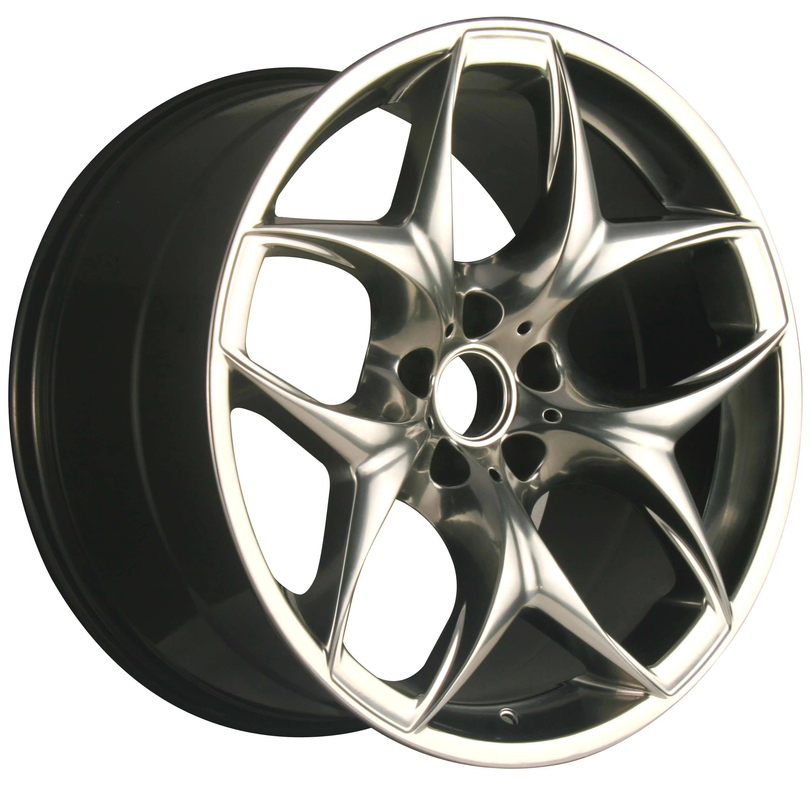 New Flow-Formed Alloy Wheels 20*9.5 20*10.5 inches PCD 5*120 ET30 72.56mm Black Compatible with 5 Series G06 F16 E71