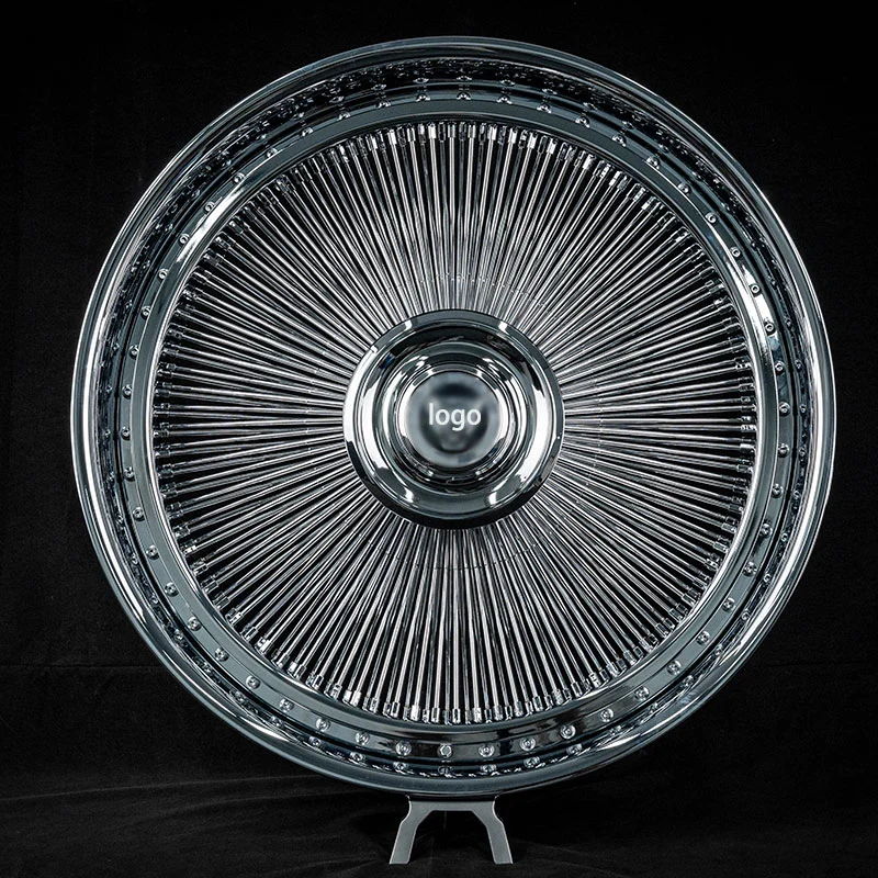 Forged Steel Wire Wheel 6061 Two-Piece Structure 18-inch 20-inch 21-inch 22-inch 24-inch 26-inch 28-inch Custom Rims Passenger Car Wheels