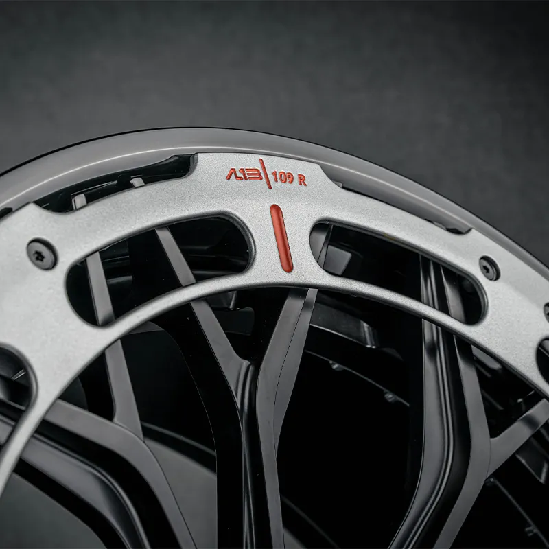 Forged three-piece aluminum alloy wheels, 18-21 inches, 5x112 5x114.3 spokes, aftermarket manufacturing