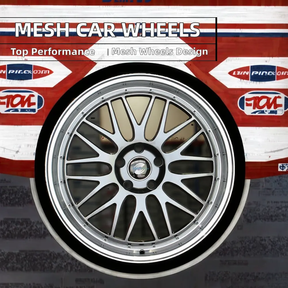 5x112 5x114.3 5x120 4x100 4x114.3 5x100 5x105 5x108 5x110 PCD 15 16 17 18 19-inch deep lip cast automotive aluminum alloy wheels