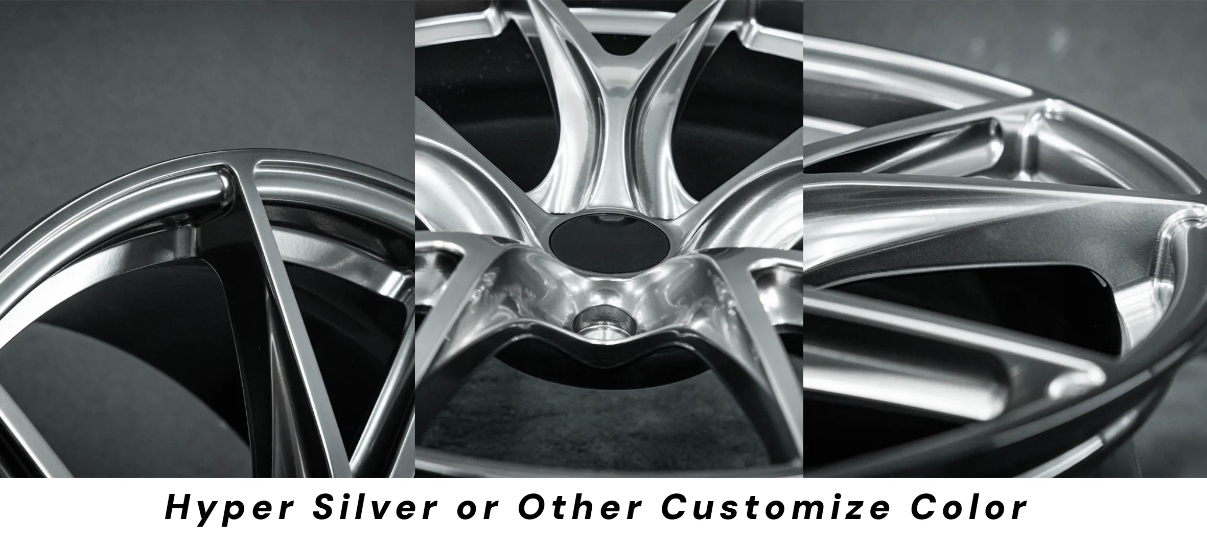 Wholesale of newly designed factory-forged aluminum alloy sports car wheels with flow-forming technology, available in 5x114.3, 5x112, 5x120 patterns, matte black finish