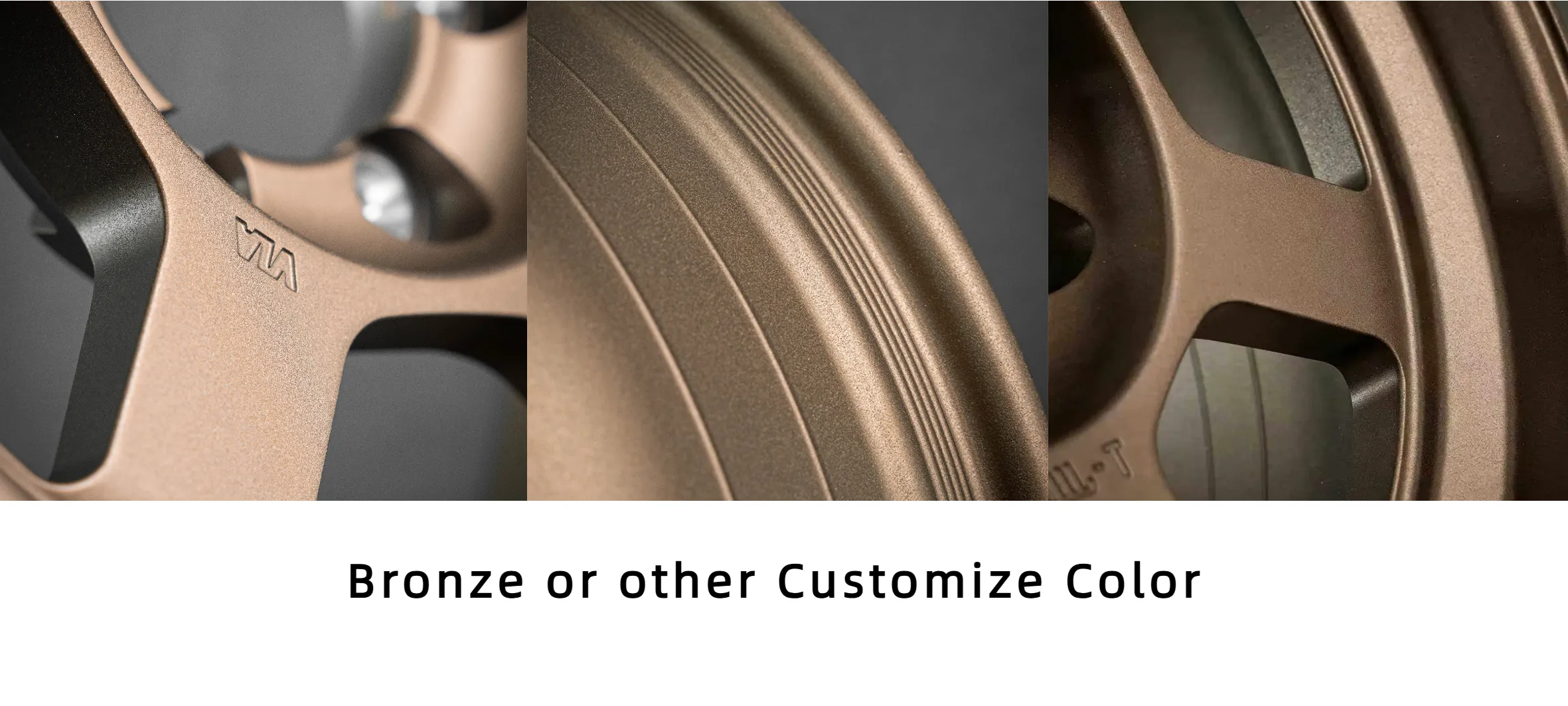 Bronze Monolithic Forged Custom Aluminum Alloy Wheels JDM Style 4X4 Off-Road Wheels 17-inch 18-inch 20-inch