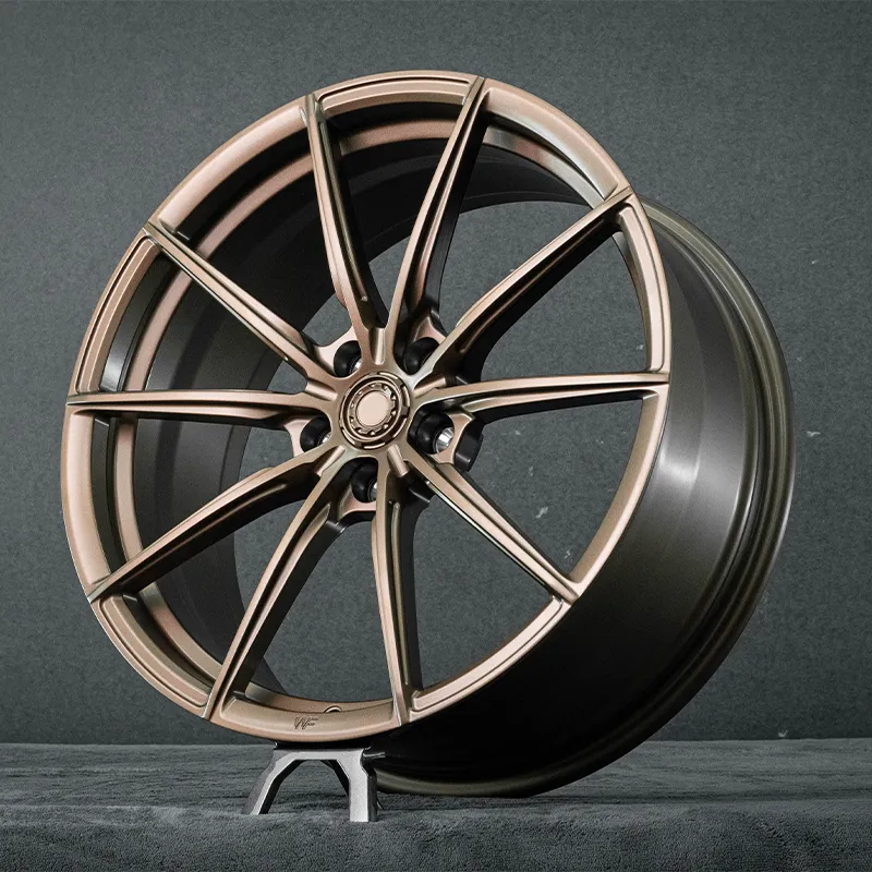 Bronze Forged Wheels 17-inch 18-inch 19-inch 20-inch 21-inch 22-inch 5x100 5x105 5x108 5x110 5x112 5x114.3 5x120 5x127 5x130 Custom Wheels Car Alloy Wheels