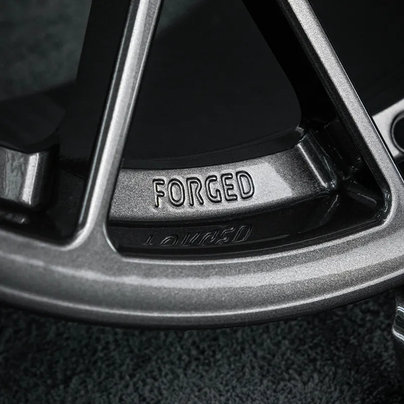 Full Dark Gunmetal Gray One-piece Forged Custom Aluminum Alloy Wheels 17-21 Inches 5x100 5x105 5x110 5x114.3 5x120