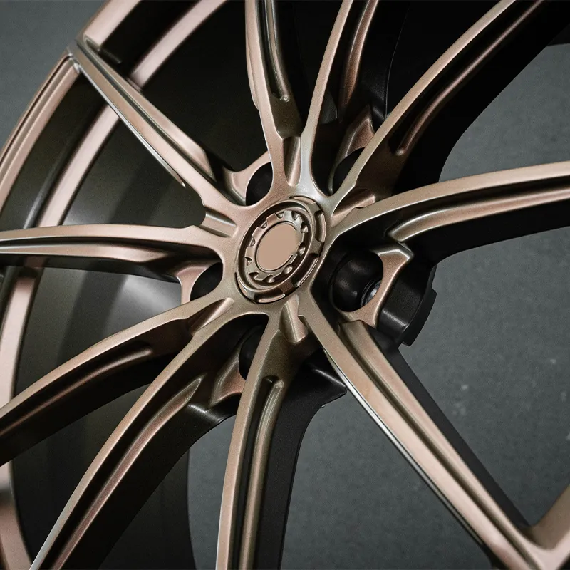 Bronze Forged Wheels 17-inch 18-inch 19-inch 20-inch 21-inch 22-inch 5x100 5x105 5x108 5x110 5x112 5x114.3 5x120 5x127 5x130 Custom Wheels Car Alloy Wheels