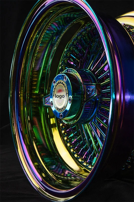 Forged Steel Wire Wheel 6061 Monocoque Structure 20-inch 22-inch 24-inch 26-inch Custom Rims Passenger Car Wheels