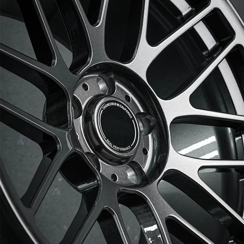Full Dark Gunmetal Gray One-piece Forged Custom Aluminum Alloy Wheels 17-21 Inches 5x100 5x105 5x110 5x114.3 5x120
