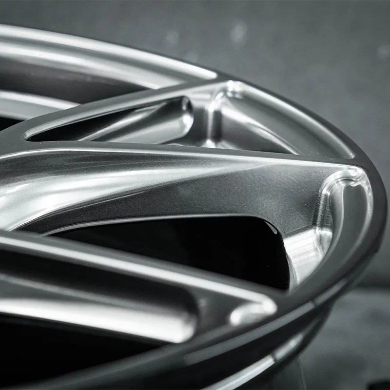 Wholesale of newly designed factory-forged aluminum alloy sports car wheels with flow-forming technology, available in 5x114.3, 5x112, 5x120 patterns, matte black finish