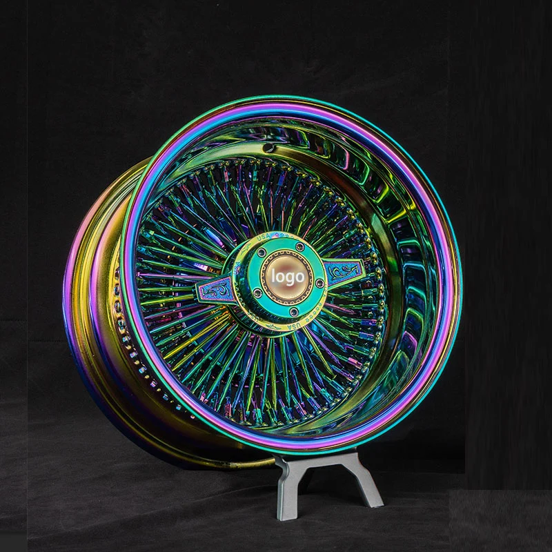 Forged Steel Wire Wheel 6061 Monocoque Structure 20-inch 22-inch 24-inch 26-inch Custom Rims Passenger Car Wheels