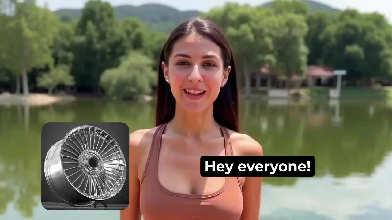 Fully polished one-piece forged custom aluminum alloy wheels with large floating center caps, available in 18-inch, 19-inch, 20-inch, and 21-inch sizes