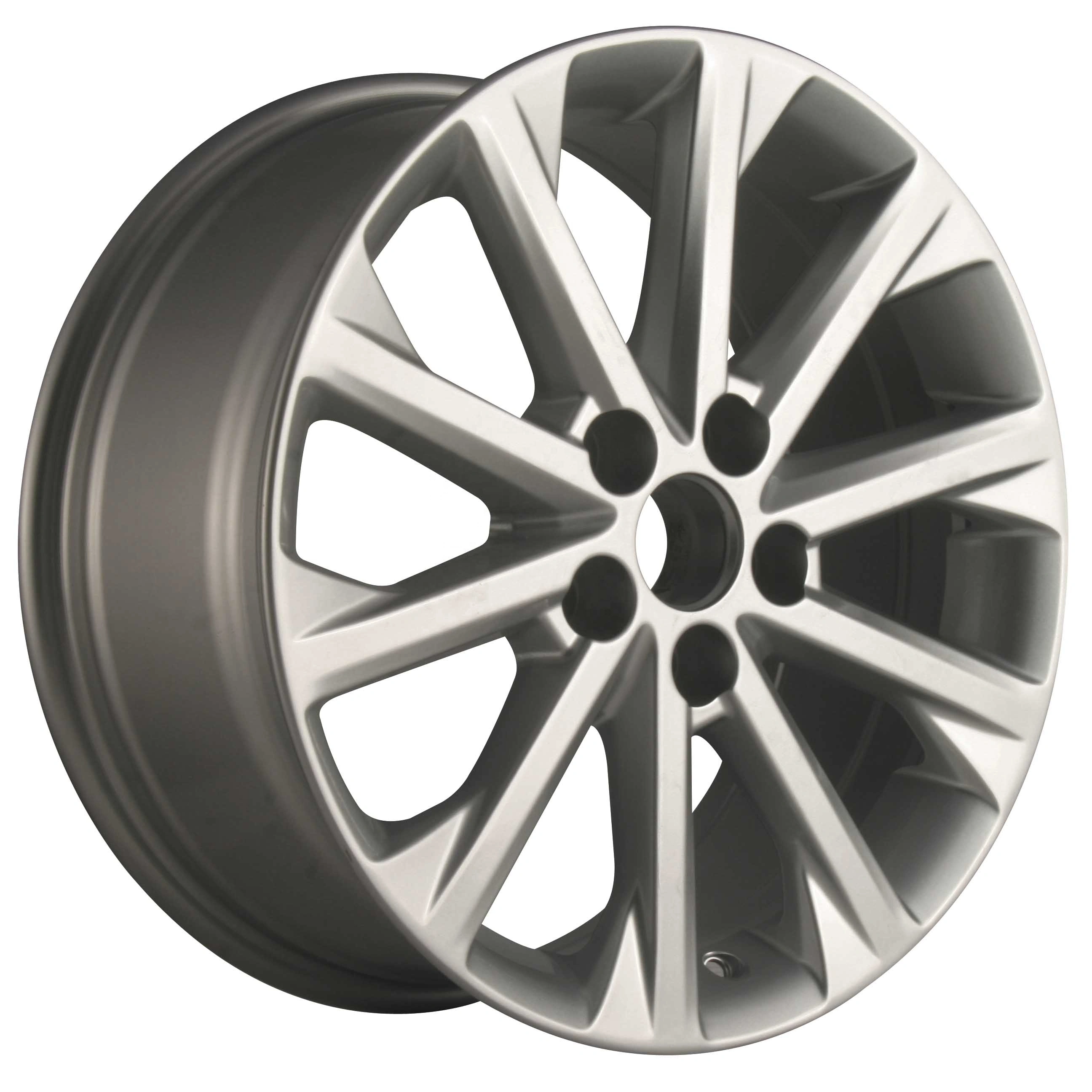 New Easy-to-Install Luxury Car Aluminum Alloy 16/17-inch Silver Concave Design Wheels
