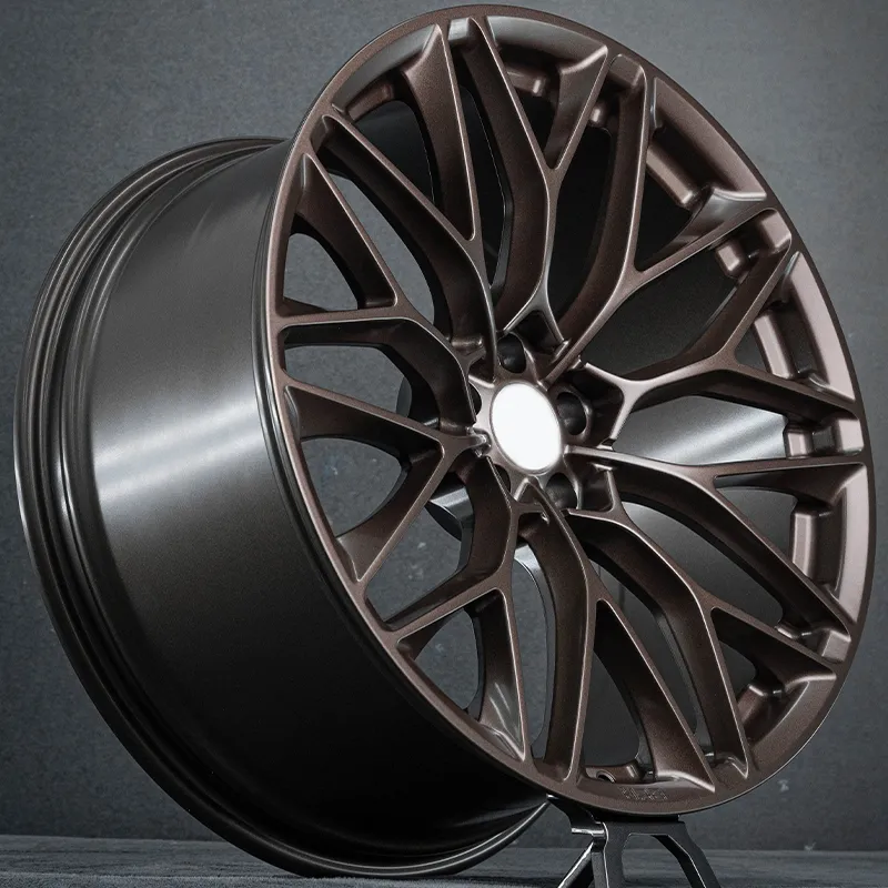 High-quality forged wheel monoblock structure, 17-21 inches, full matte bronze or other custom colors