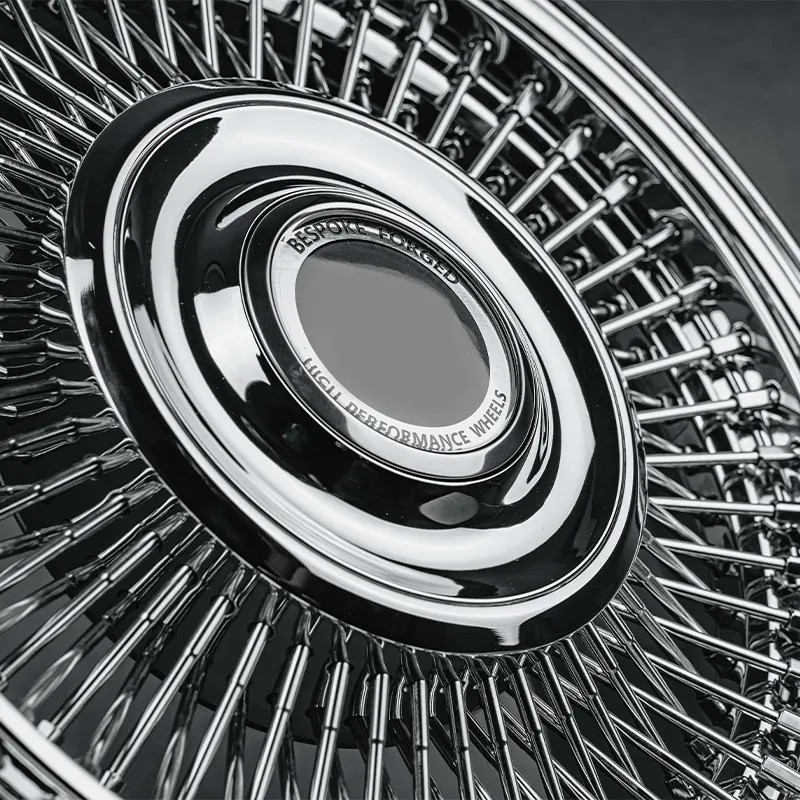 OEM Factory Spoke-Type Two-Piece 20 21 22 24 26 28 Inch Steel Wire Wheel Forged Alloy Chrome-Plated Spoke Passenger Car Wheel Spoke Steel Wire Wheel