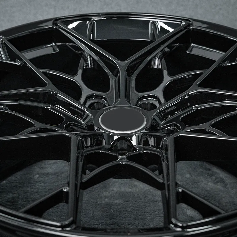 Forged wheels, full gloss black, 17 inches, 18 inches, 19 inches, 20 inches, 21 inches, 5x100, 5x105, 5x108, 5x110, 5x112, 5x114.3, 5*120, 5*127, passenger car alloy wheels