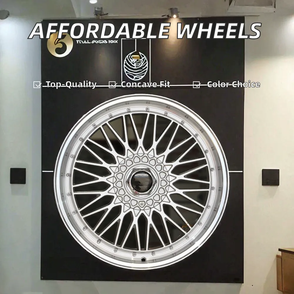 15, 16, 17, 18, 19-inch 4x100, 4x114.3, 5x100, 5x105, 5x108, 5x110, 5x112, 5x114.3, 5x120 PCD Passenger Car Cast Aluminum Alloy Rims