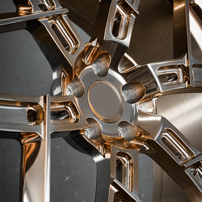 Forged wheel integrated structure 18-inch 19-inch 20-inch 21-inch 22-inch 23-inch gold polished spoke surface