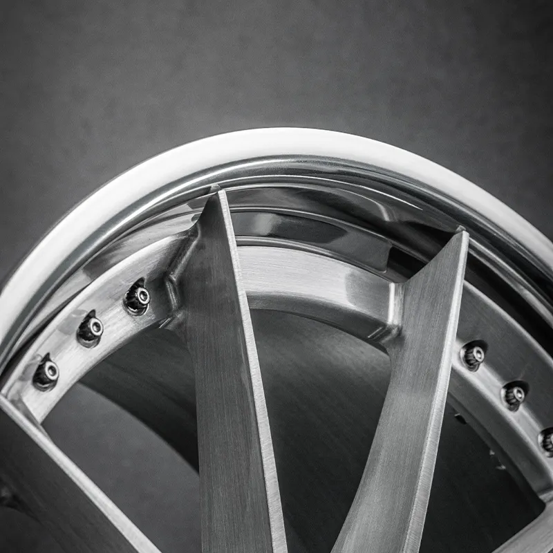 โครงสร้างสองชิ้นของล้อคาเฟอร์ ขนาด 18 นิ้ว 19 นิ้ว 20 นิ้ว 21 นิ้ว 22 นิ้ว 23 นิ้ว ฮับเบอร์สีดั้งเดิมหรือสีแบบกำหนดเองอื่นๆ สำหรับแผ่นศูนย์กลาง